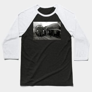 Vintage trains and drivers Baseball T-Shirt